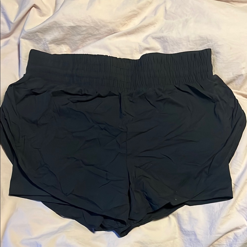 All in Motion Black Athletic Shorts with Elastic Waistband